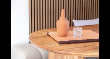 Angled Tray L roze | aluminium design dienblad en organizer