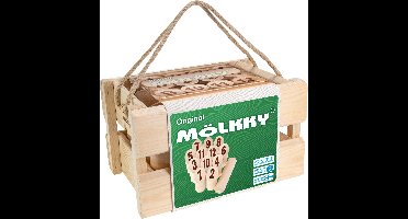 Tactic Mölkky – Vang- en Werpspel - Origineel Fins Houten Werpspel In Luxe Houten Draagkist – Duurzaam Berkenhout – Met Gratis Score-App