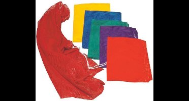 Megaform opbergzakken set mesh 6 kleuren - ademende sporttas.