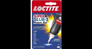 Cyanocrylaatlijmen - LOCTITE - SUPERGLUE-3P - Power Gel Control - Tube 3g