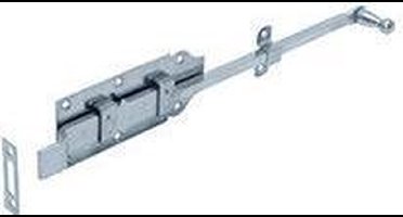 GB Rolstaartschuif met bocht geel gepassiveerd 400 x 65mm 74492 (Prijs per stuk)