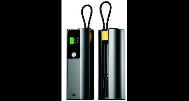 Alogic Ark Pro 3-poorts powerbank (27.600 mAh/160W) – Snel USB-C opladen – Informatief display – Grootste batterij toegestaan op vliegtuigen - Grijs