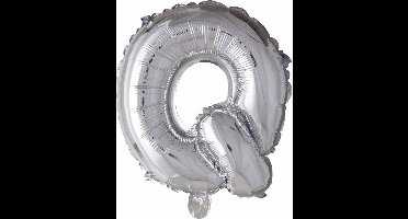 Wefiesta Folieballon Letter Q 41 Cm Zilver