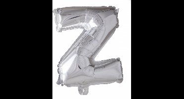 Wefiesta Folieballon Letter Z 41 Cm Zilver