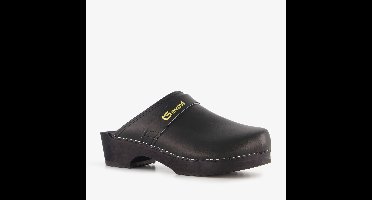 Gevavi leren klompen zwart - Maat 39 - Clogs