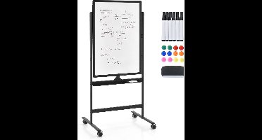 Mobiel Whiteboard - Weekplanner - Maandplanner - Jaarplanner - Magnetisch - Zwart