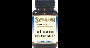 Vitaminen - Vitamine B12 - 2500mcg - 60 Tablets - Swanson -