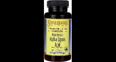 Supplementen - Ultra Alpha Lipoic Acid 600mg - ALA- 60 Capsules - Swanson -