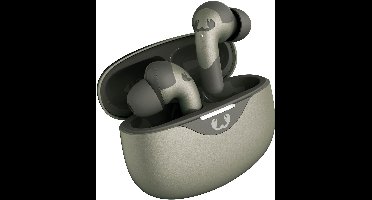 Fresh 'n Rebel Twins Ace – Draadloze Bluetooth Oordopjes met Active Noise Cancelling - IPX4 Waterdicht - 34 uur Speeltijd - Dried Green