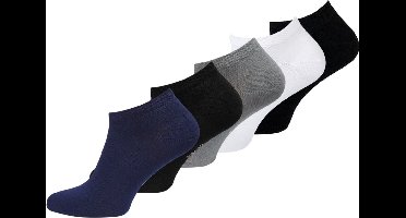 green-goose® Luxe Bamboe Enkelsokken Dames - Dames Sneakersokken - 4 Paar | Zwart - Maat 35-38 - 95% Bamboe - Superzacht en Duurzaam