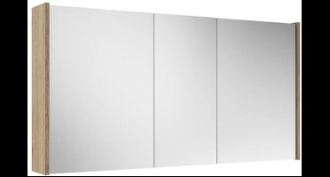 FugaFlow Eccelente Arredo spiegel badkamer spiegelkast - 120x63x16cm - inclusief zijpanelen - kaneel -