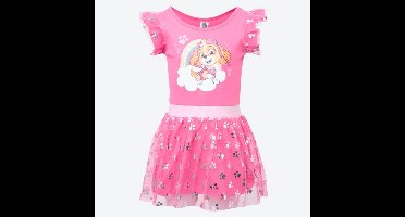 Paw Patrol Skye Jurk met Tule Roze Maat 92