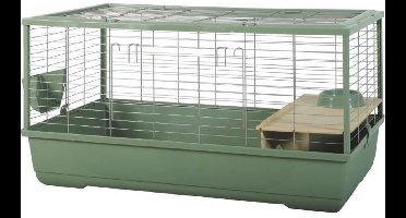 Knaagdierkooi - Zolux - Néolife Connect - Voor konijnen en cavia's - 101,5 x 54 x 51 cm - Groen