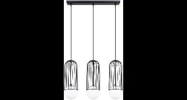 Sollux Lighting Hanglamp Brina - 115x54x12cm - G9 - zwart - staal