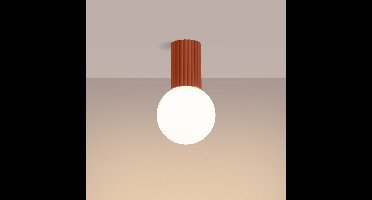Plafondlamp HALO rode okra IP44