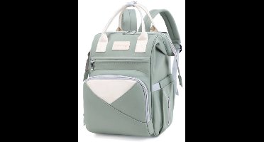 S&E Grote Luiertas – Praktisch en Stijlvol voor Onderweg met Baby - Groen