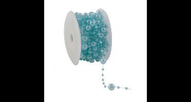 Balletjes Cadeaulint Licht Blauw 8 mm / 10 mtr.