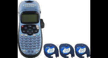 Dymo LT-100H - LetraTag - Labelprinter - Starterpack - Inclusief 3x 91201 zwart/wit Lettertape (Huismerk)