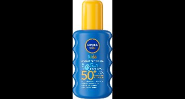 NIVEA SUN Kids Protect & Hydrate Zonnebrand Spray - SPF 50+ - Zonnespray - Met Amandelolie - Hydrateert - 200 ml