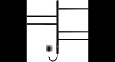 ApexArte® Handdoekrek Radiator - Badkamer - Droogrek - Zwart