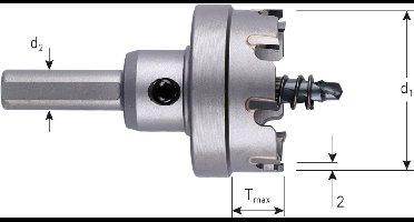 Rotec HM Gatfrees 'Easy', Tmax=12, ø43,0
