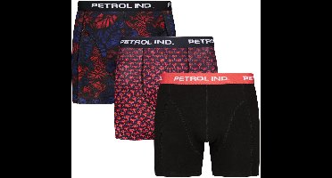 Petrol Industries - Heren 3-pack Boxershorts Bayviewcrest - Zwart - Maat M
