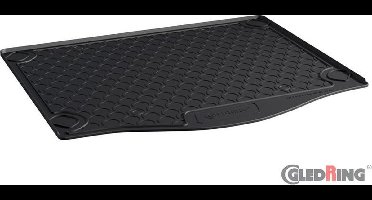 Gledring Rubbasol (Rubber) Kofferbakmat passend voor Ford Focus III HB 5-deurs 2011-2018 (klein reserwiel)