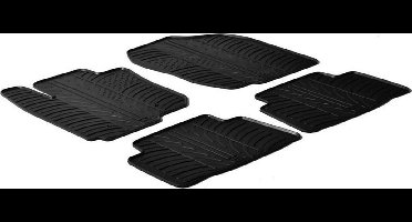 Gledring Rubbermatten passend voor Toyota Rav4 (T profiel 4-delig + montageclips) 2005-2013