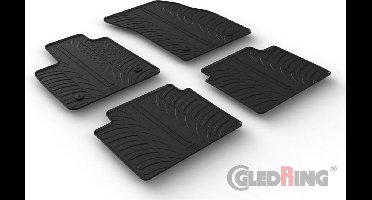 Gledring Rubbermatten passend voor Ford Focus IV HB 5-deurs & Wagon 2018- (T profiel 4-delig + montageclips)