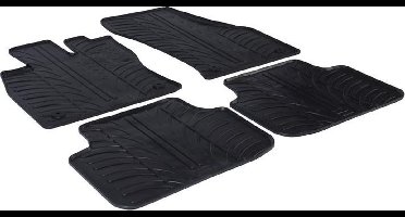 Gledring Rubbermatten passend voor Skoda Octavia III 2013-2017 & 2017- (T profiel 4-delig + montageclips)