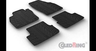 Gledring Rubbermatten passend voor Audi A1 (GB) 12/2018- (T profiel 4-delig + montageclips)