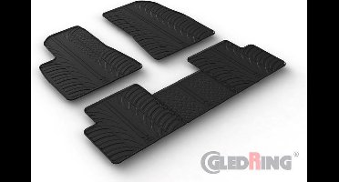 Gledring Rubbermatten passend voor Tesla Model 3 2017- (T profiel 5-delig)