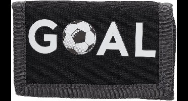 Voetbal kinder portemonnee - Cadeautjes onder de 10 euro - Jongen - Goal - Beagles - Zwart/Grijs - Gratis verzonden