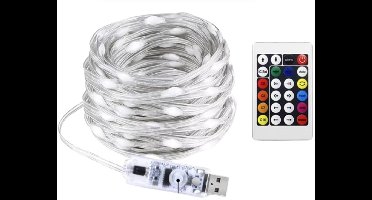 Kerst Cadeau Decoratie 10M RGBIC USB 5V Led Angel Light Bluetooth Muziek App WS2812 Programmeerbaar DIY Verjaardagsfeestje Slinger Kerst Decor