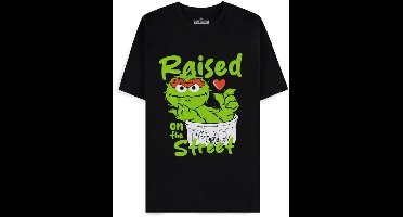 Sesame Street Grouch Heren T-shirt - zwart - S