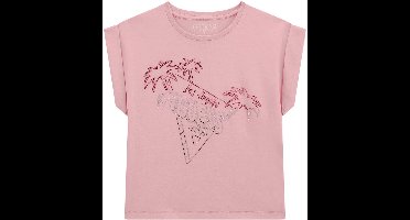 Guess Girls Shirt Roze Strass - Maat 152