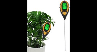 New Age Devi - 4-in-1 Plant Vochtmeter - Meet eenvoudig de PH-waarde, zuurtegraad en vochtigheid van uw grond - Voor gezonde planten en een groen gazon!