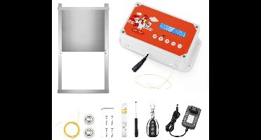 Kippenluik Automatisch - Chickenguard - Kippendeur - Rood