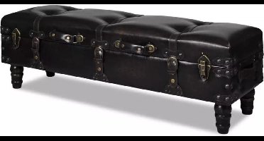 vidaXL - Lange - opslagbank - bruin