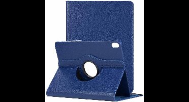 Ntech Hoes geschikt voor Apple iPad iPad Pro 11 inch hoesje 360° Rotating hoesje Case + 4 in 1 Styuls Donker Blauw