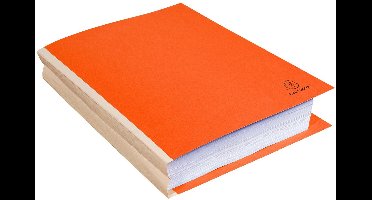 Exacompta FOREVER® 320 g/m2 - Pak van 25 dossiermappen met linnen rug - A4 - Oranje - 770007E