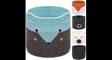 Opbergkist - Speelgoedkist - Speelgoedkast - Blauwe Vos en Zwarte