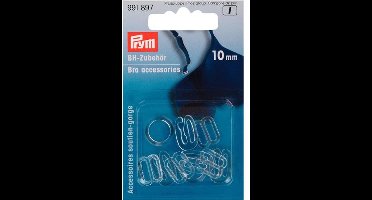 BH-accessoires kunststof 14 mm transparant gesorteerd 10 st. - Lingerie accessoires - Prym