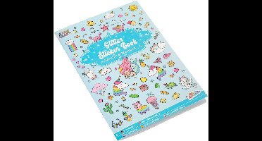 Glitter Stickerboek A5 - Blauw