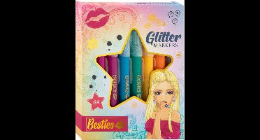 Besties Glitter markerset 8-delig