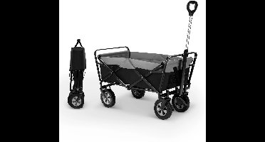 Bolderkar Opvouwbaar - Bolderwagen Luchtbanden - Bolderkarren - 100kg Draagvermogen