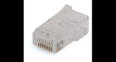 Velleman RJ45 connector pluggen voor ronde kabels 25 stuks