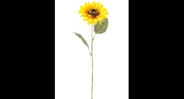 Emerald - Kunstbloem Zonnebloem 62cm geel - Kunstplant voor binnen