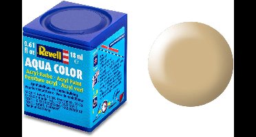 Revell Hobbyverf Acrylverf - Aqua #314 Beige - Satin - RAL1001 - Acryl - Verf potje - 18 ml