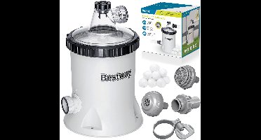 Zwembadfilterpomp 5678 l/u + filterballen Bestway 58870
